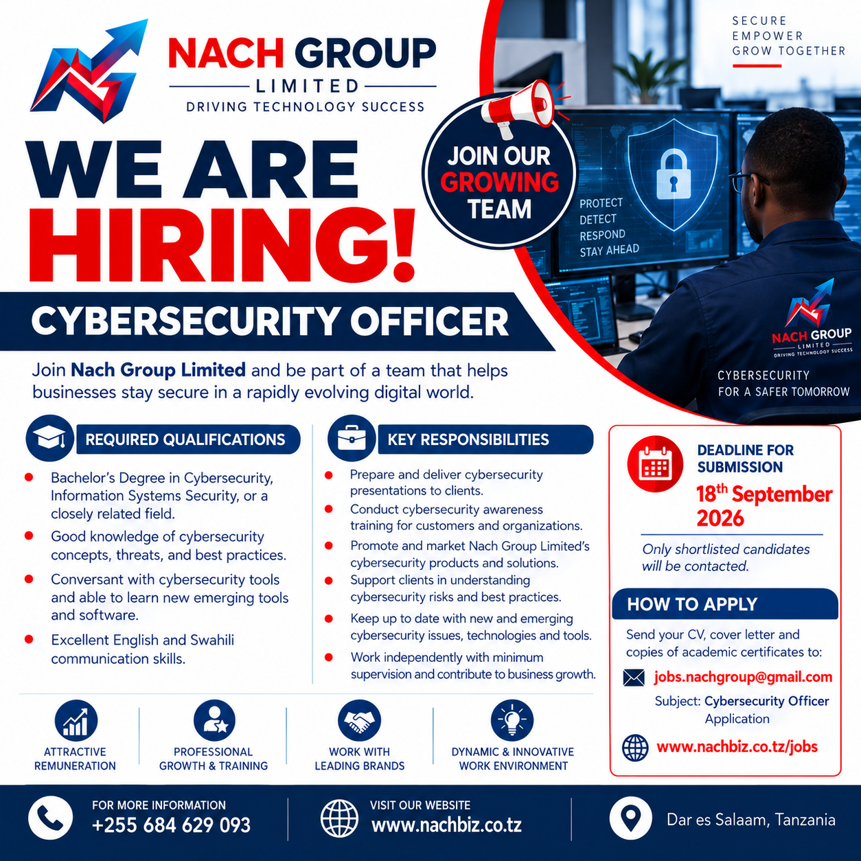 CYBERSECURITY Job Advert